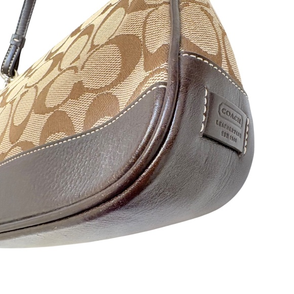 Coach 6094 vintage y2k signature brown semi Hampton mini bag - Picture 3 of 12